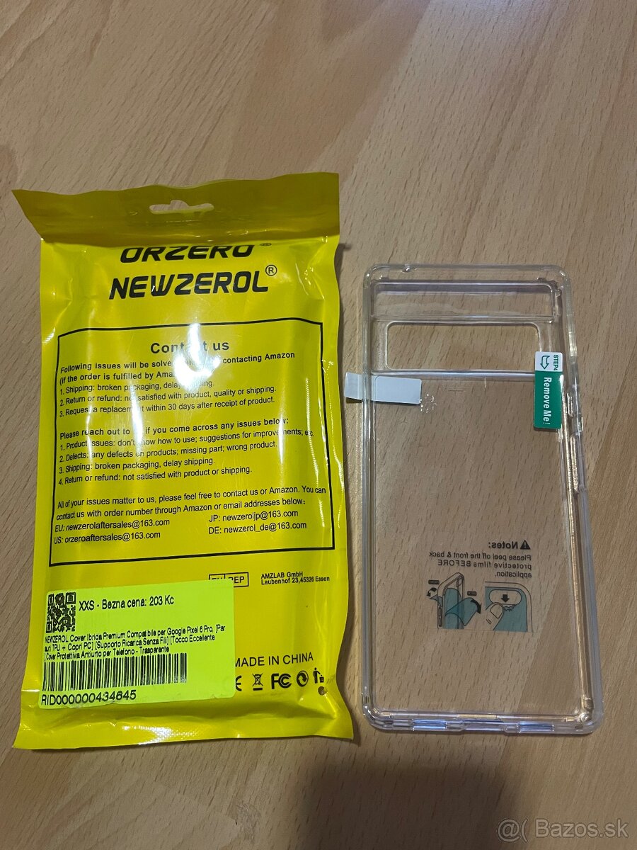 Nový priesvitný kryt na Google Pixel 6 PRO - 2
