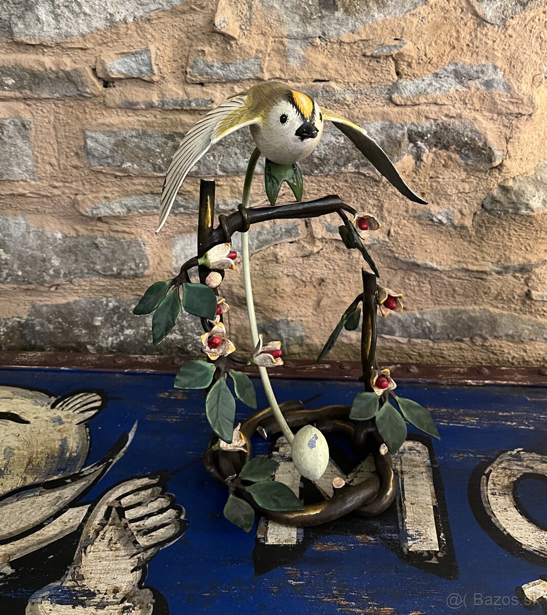 Kovový kyvadlový vtáčik - 2