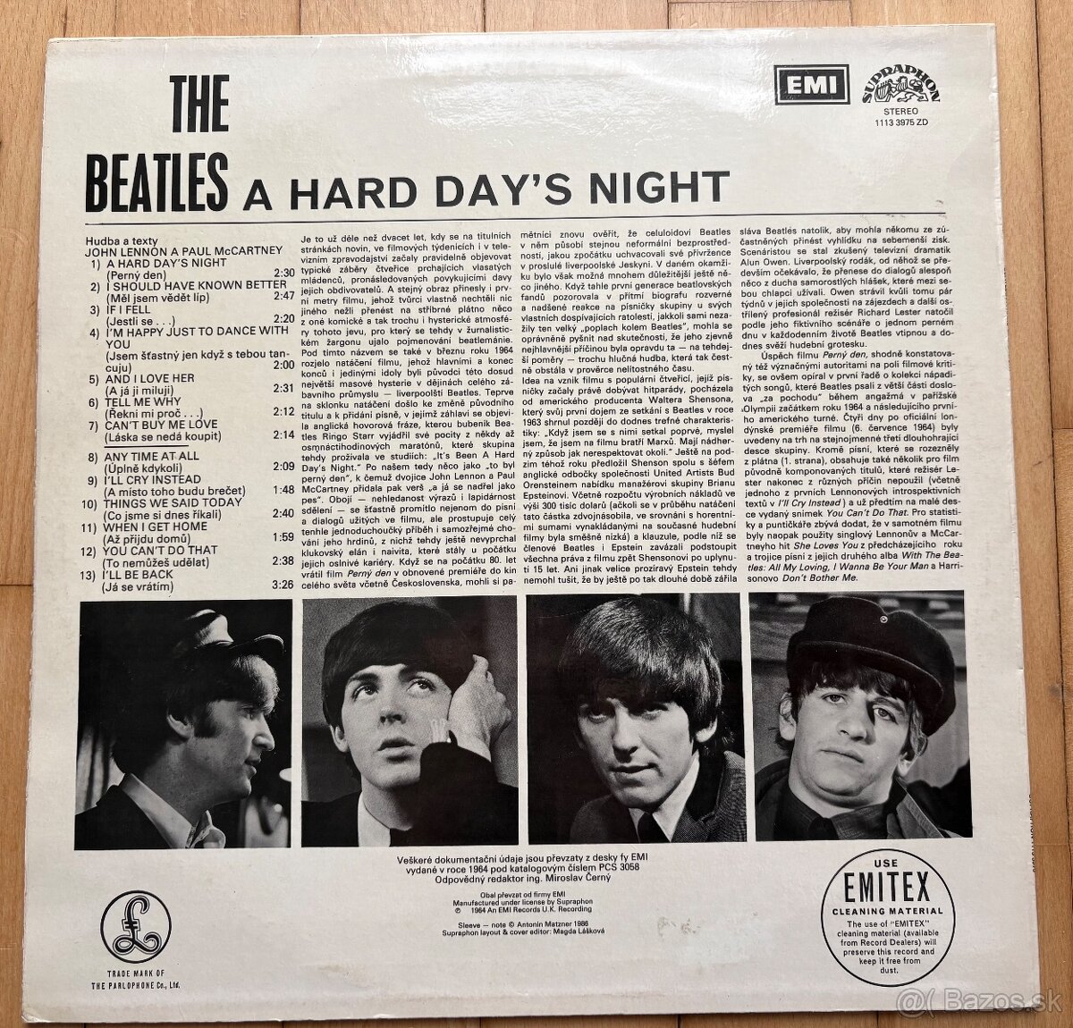 Predam LP The Beatles - Hard day’s night - 2