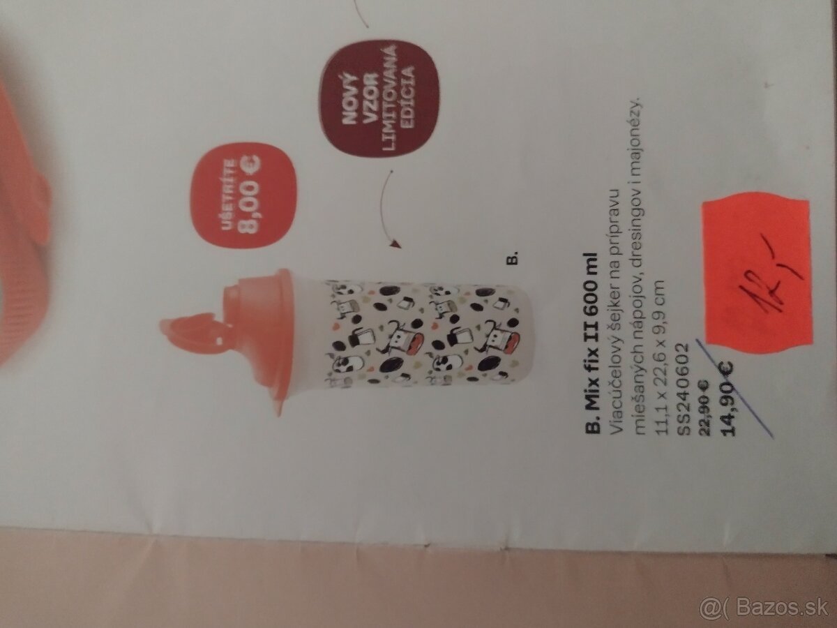Tupperware - dopredaj výrobkov, nové - 2
