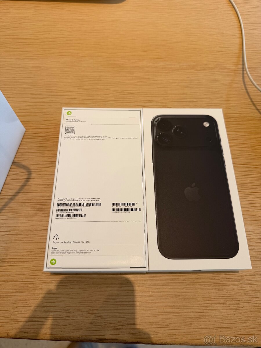 Predám IPhone 18 Pro MAX 256 GB Black - 2