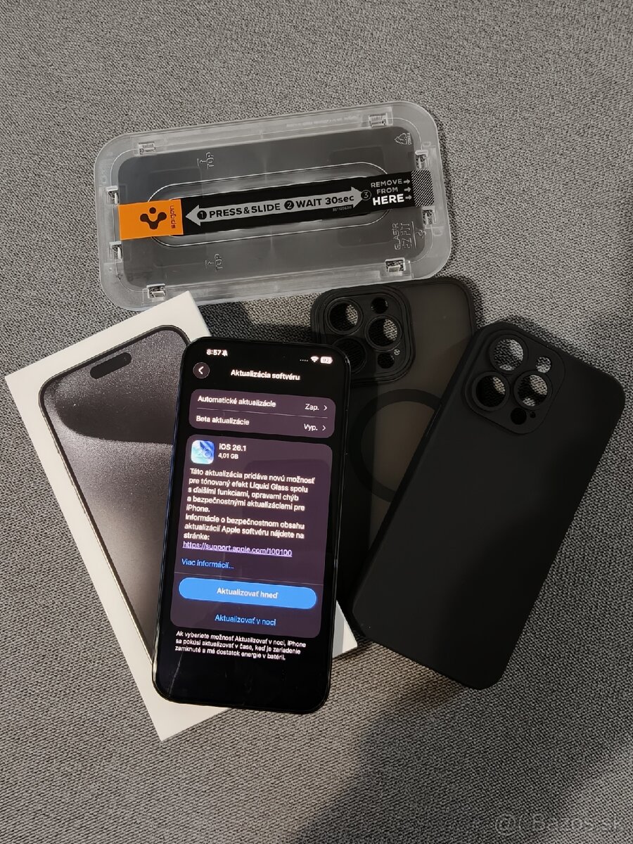 Predám/ Vymením Iphone 15 Pro Max 256GB Black Titanium - 2