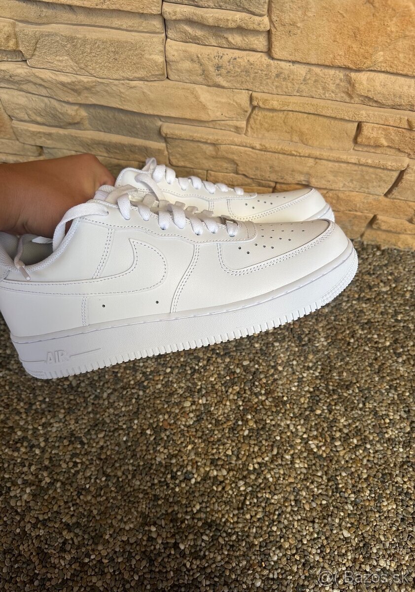 Nike air force 1 biele/white 42,5/27cm Nove - 2
