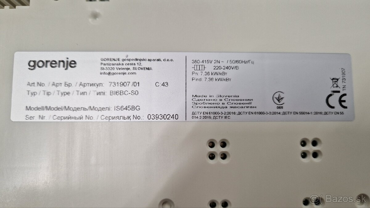 GORENJE IS645BG - 2