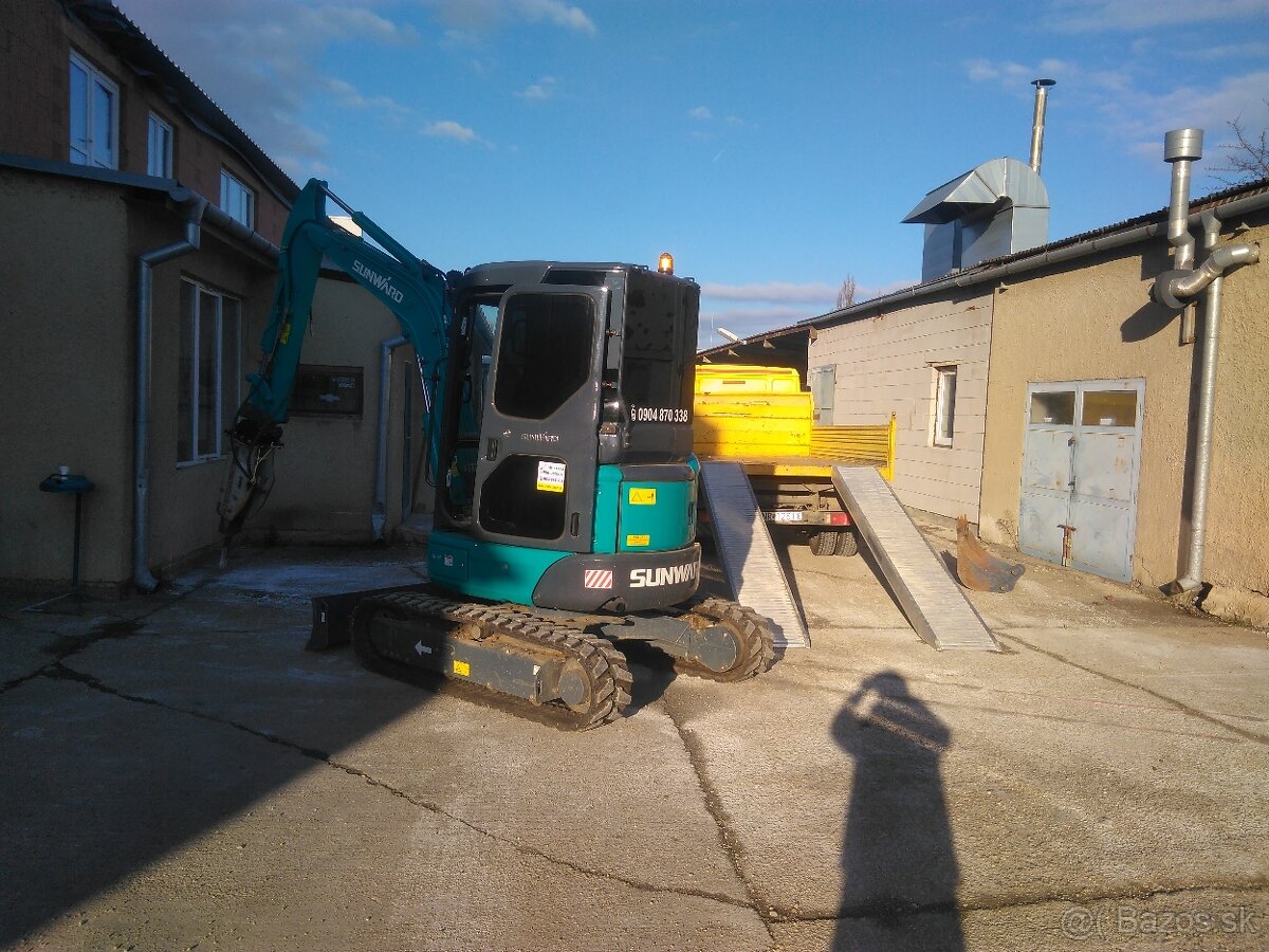 Zemné práce - bagrovanie - výkopové práce Nitra a okolie - 2