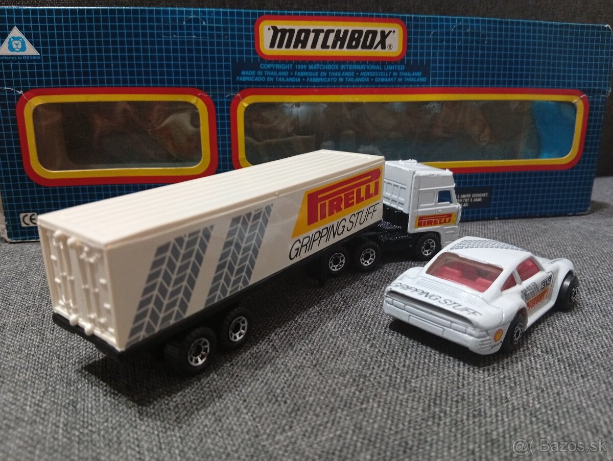 Matchbox Team Convoy TC 15, DAF, Pirelli Set - 2