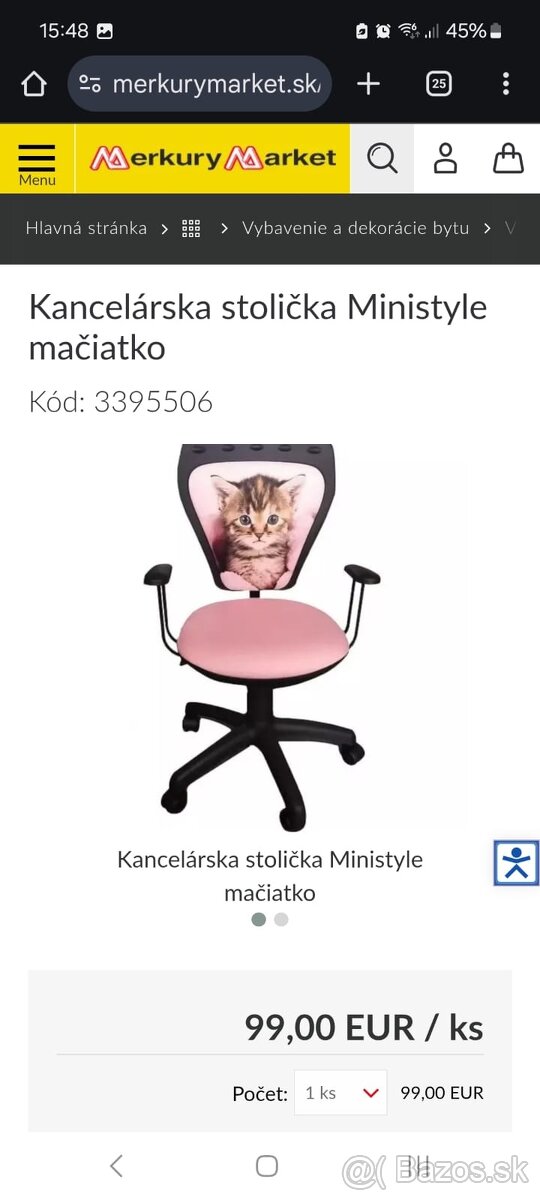 Kancelárska stolička - 2