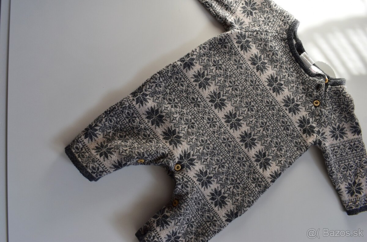 Teplý overalík pre novorodenca - 2