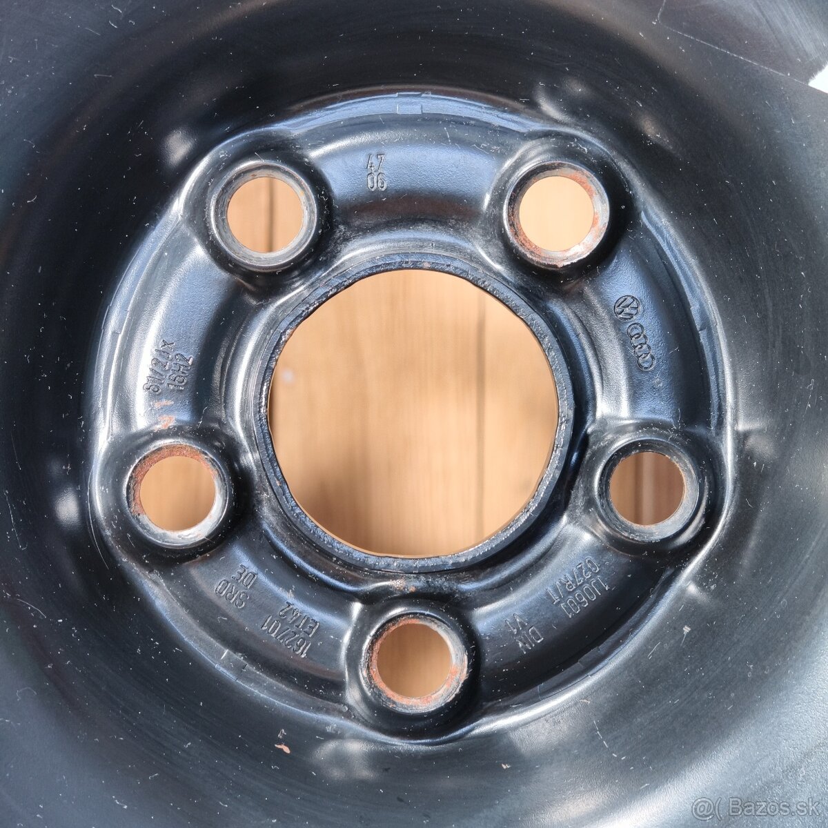 VW originálny oceľový disk 16x6.5 - 2