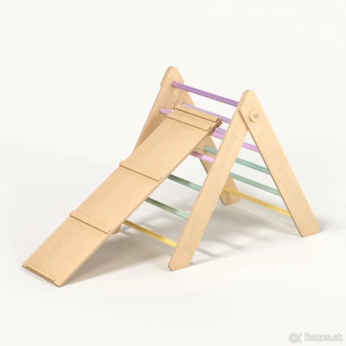 ELISDESIGN trojuholnik Pikler + doska + hojdačka - 2