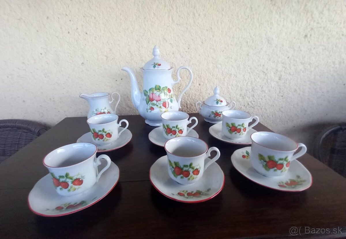 Porcelánová súprava Bohemia Czechoslovakia - 2