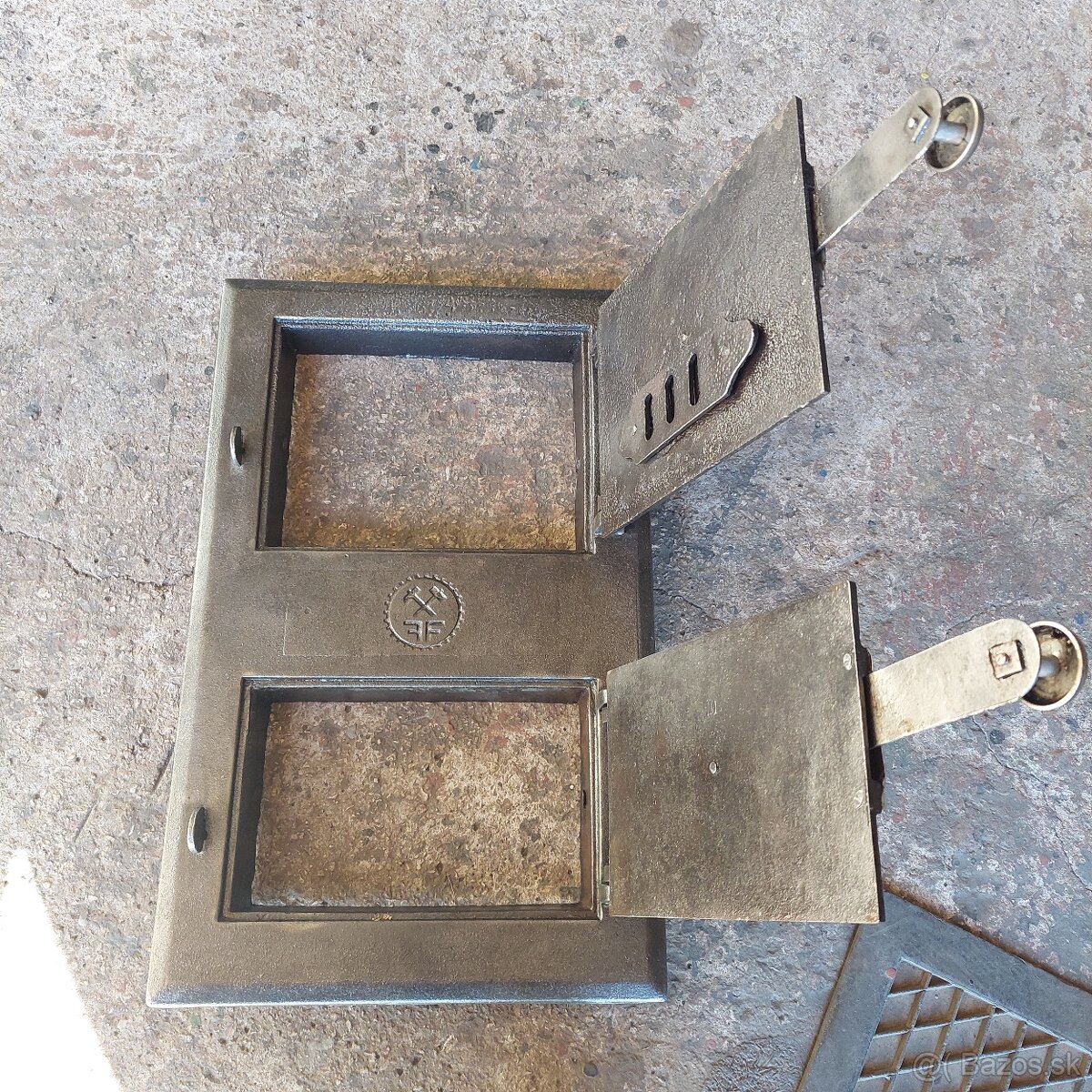 Liatinové dvierka na pec sada 14 - 2