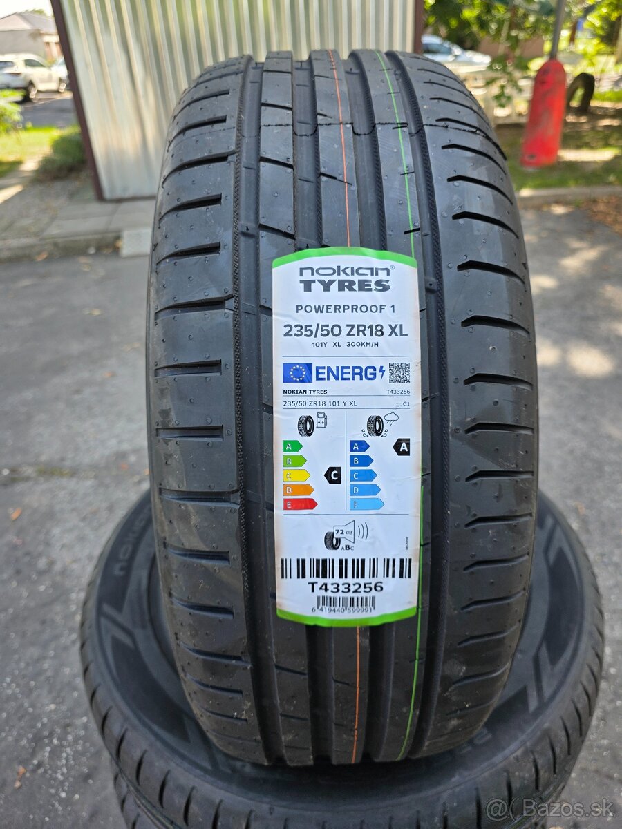 Nové letné pneumatiky 235/50 r18 nokian - 2