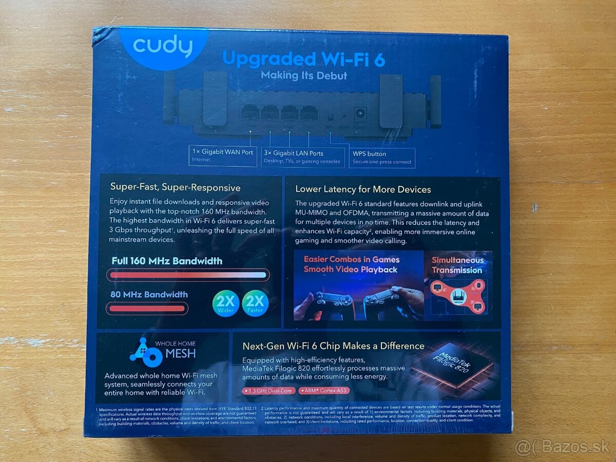 WiFi router CUDY AX3000 Gigabit WiFi 6 Mesh Router - 2
