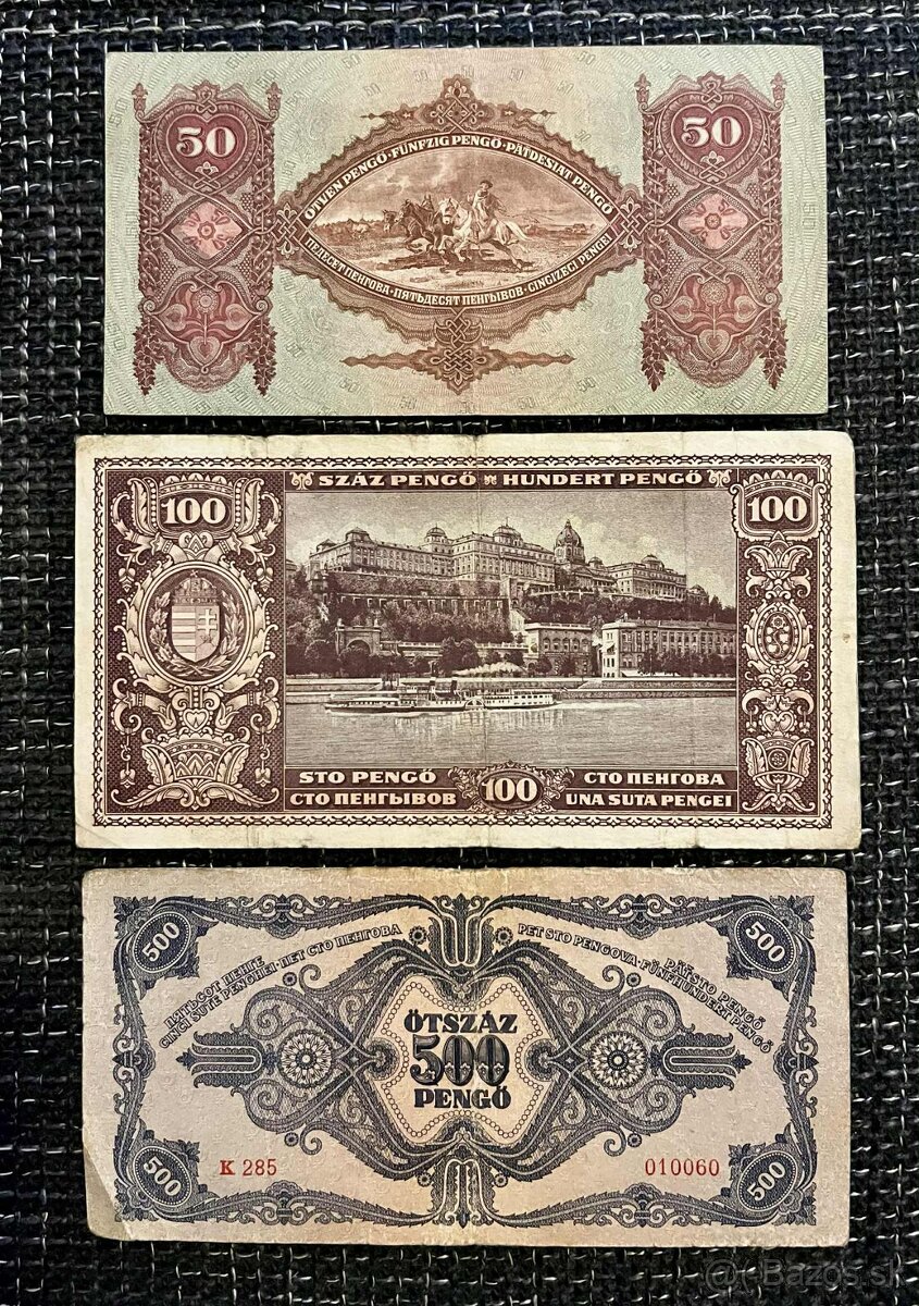 bankovky pengó - 2