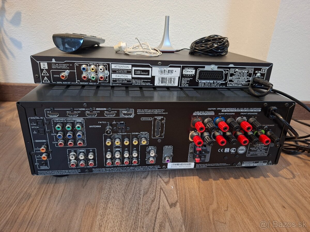 Onkyo TX-SR577 receiver + DVD Pioneer - 2