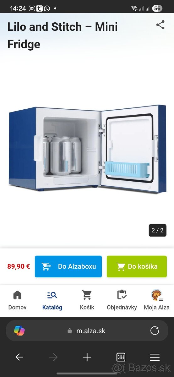 Mini chladnička Lilo and Stitch. - 2