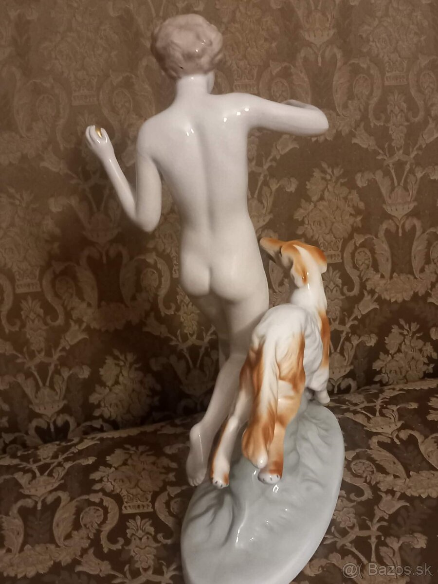 Royal Dux, Diana so psom - 2