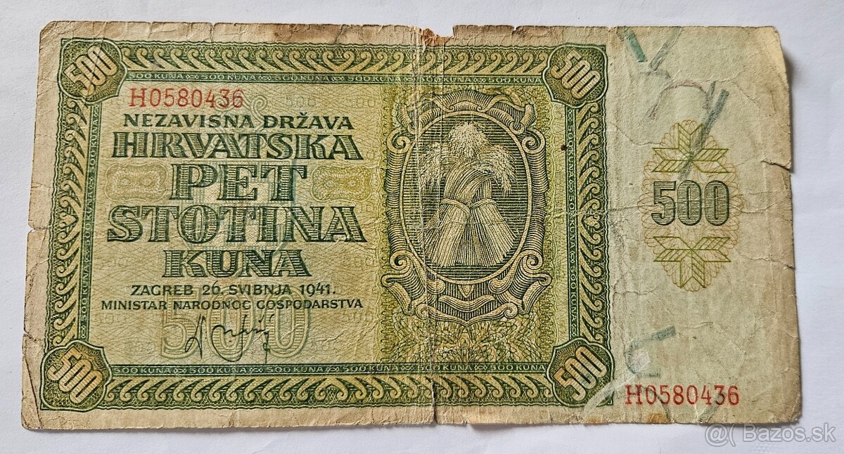 Staré bankovky – Československo, ZSSR, Nemecko, Španielsko - 2