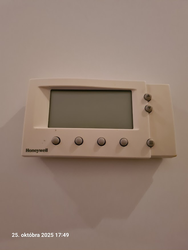 Termostat kotlovy, Honeywell CR04 Opentherm protokol - 2