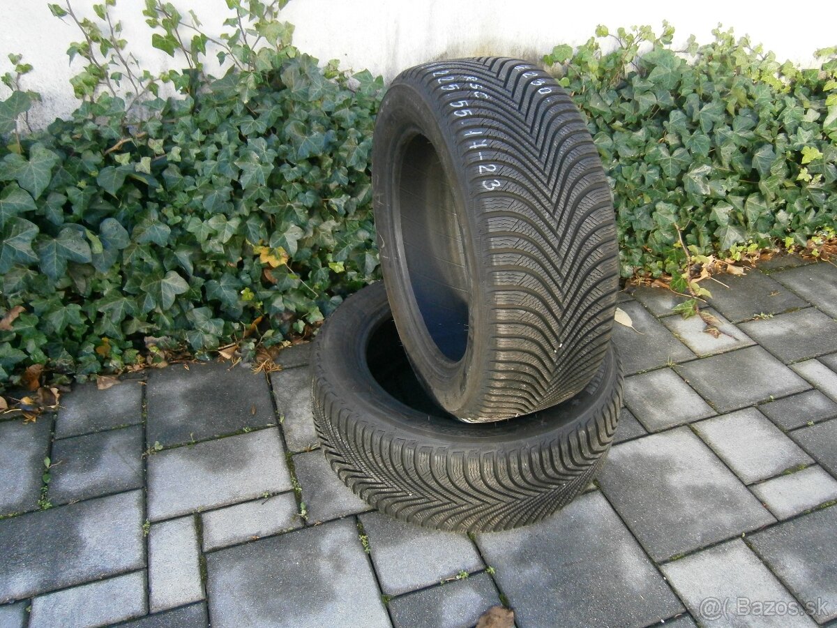 Predám 2x letné temer nové pneu Michelin RSC 225/55 R17 97HX - 2