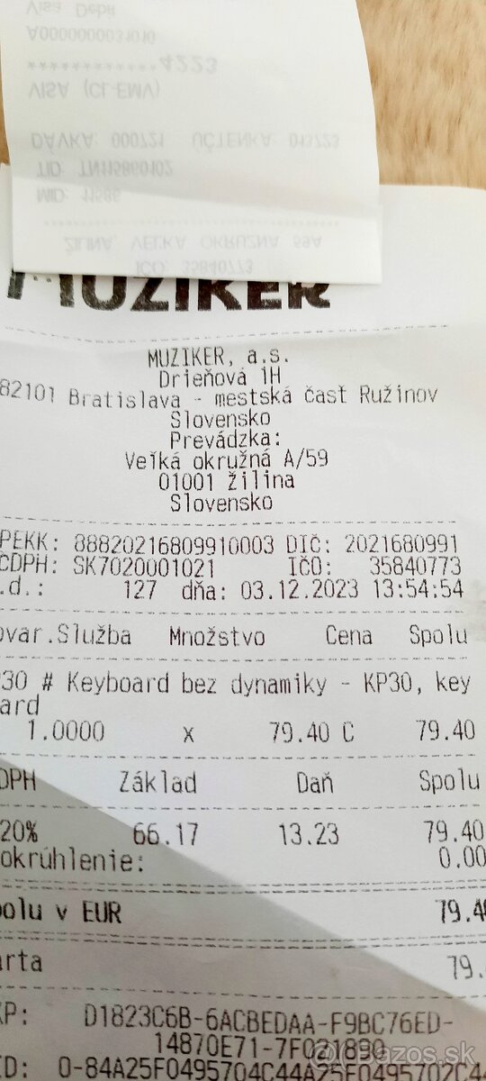 Prenosný keyboard - 2