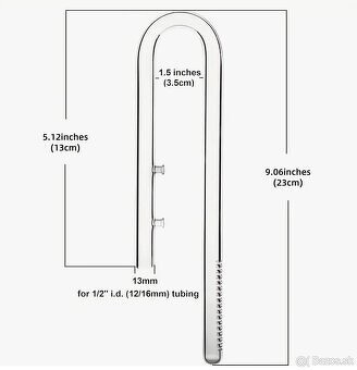 Sklenenny Lily pipes set s priemerom 13mm - 2