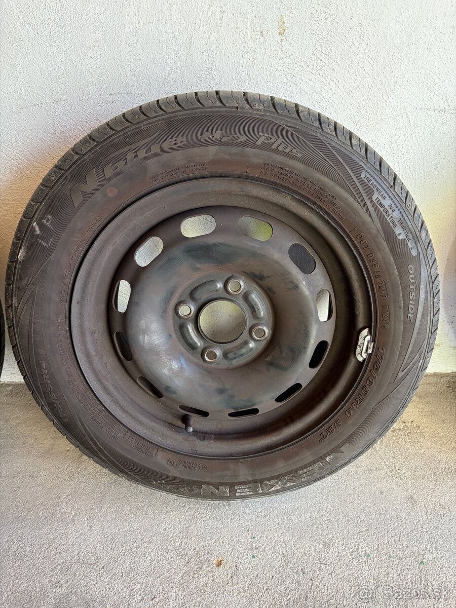 Disky FORD R14 4x108 s pneumatikami - 2