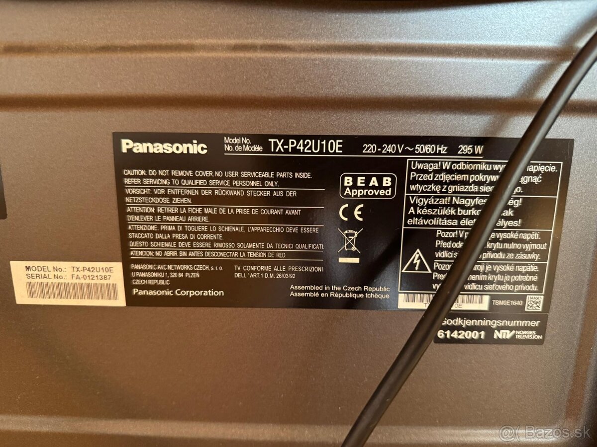 Panasonic Viera 42" - 2