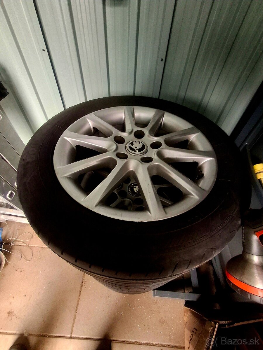 5x112 R16 + Letné goodyear 205/55 R16 - 2