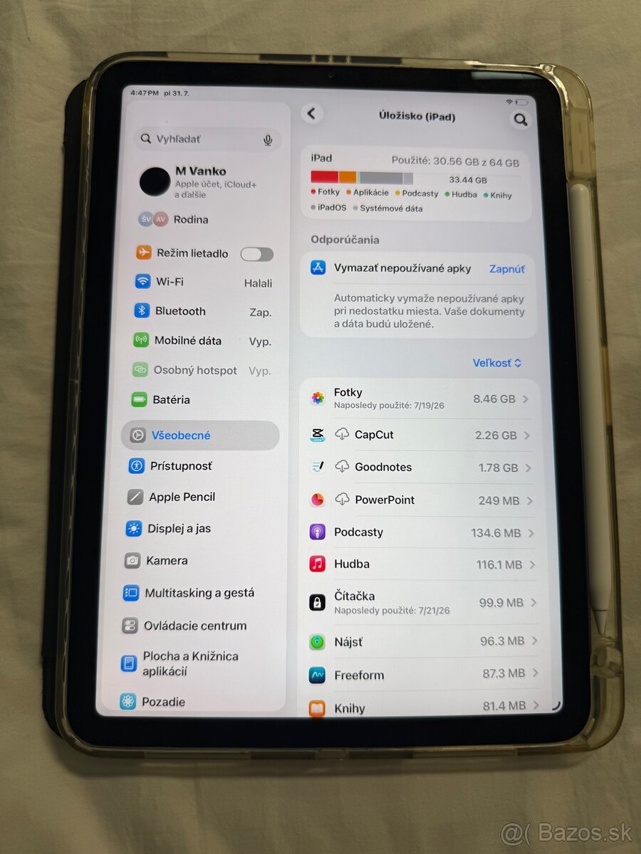 iPad AIR 4th GEN + APPLE PENCIL/OBAL ‼️AKO NOVÝ‼️ - 2