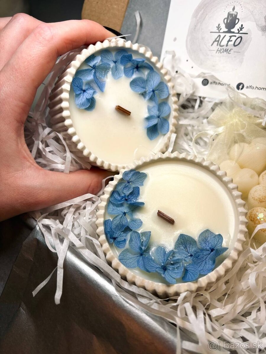 Aromatická sviečka v akrylovom svietniku, bez viečka - 2