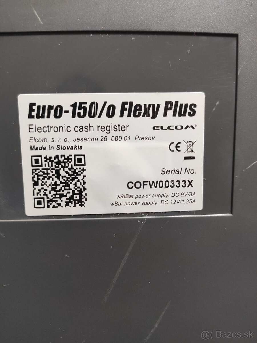 Registračná pokladňa Elcom Euro 150TE Plus - 2