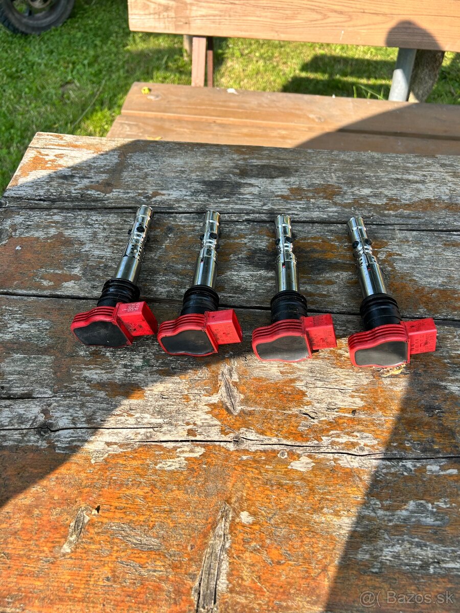 Zapaľovacie cievky – červené (4 ks)Audi A4 b6 - 2