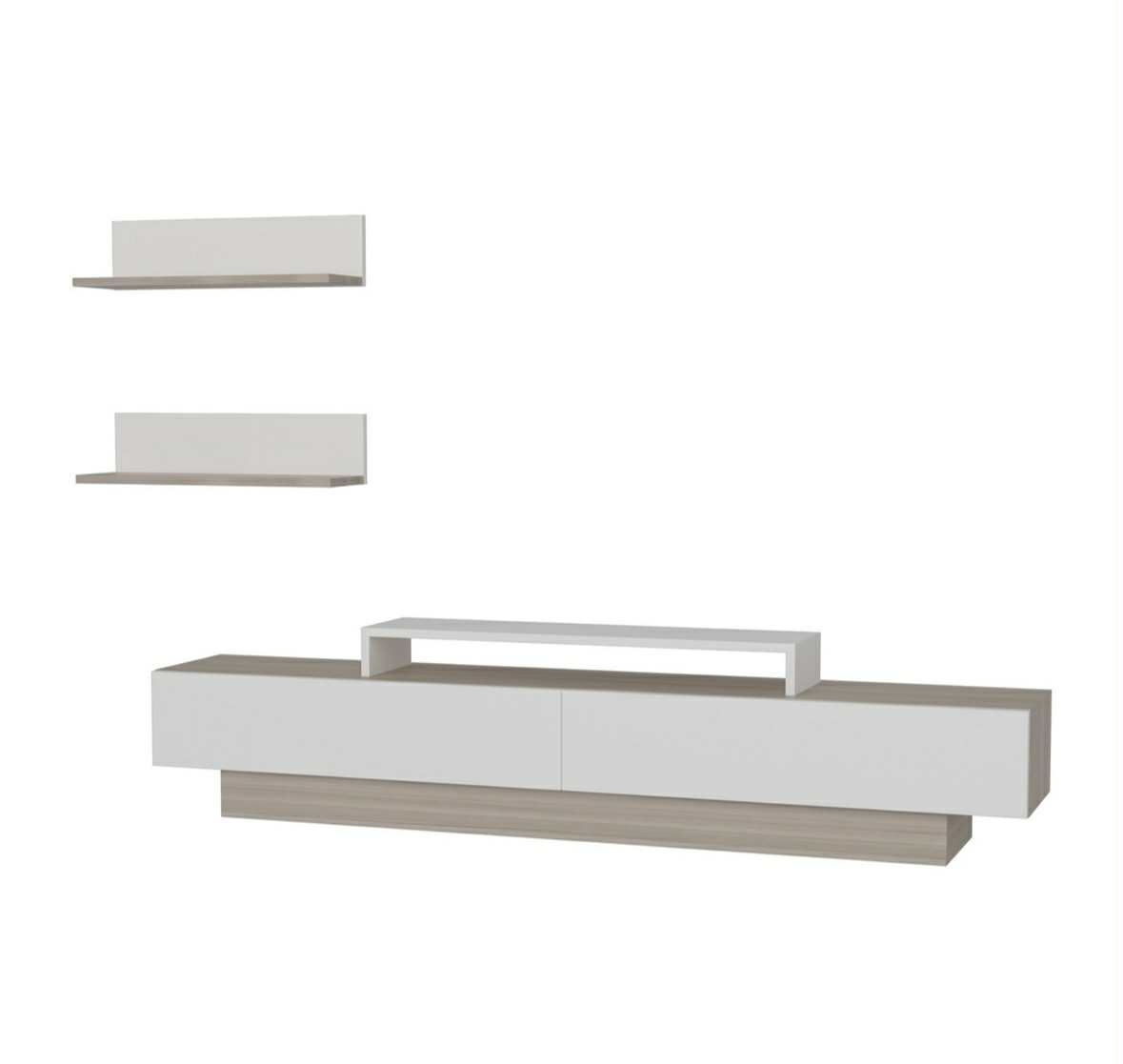 Skrinka pod TV + 2 polička na stenu - 2