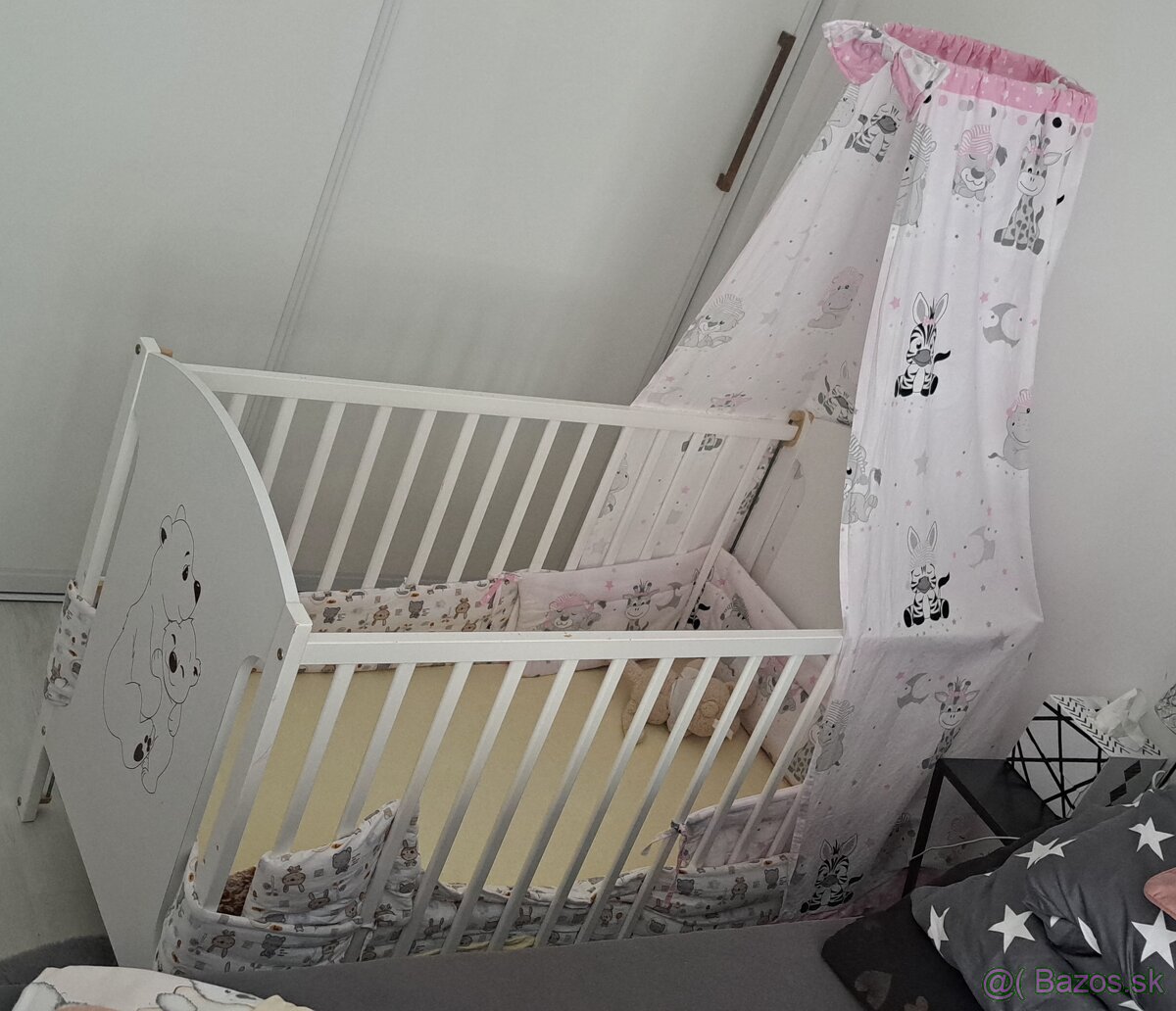 Detská postieľka bez matracu - 2