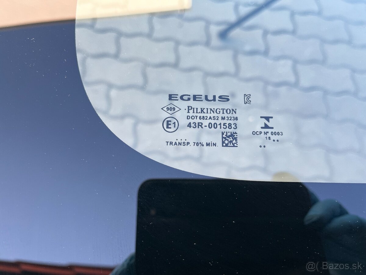 boční sklo master movano Interstar 2010- levé použité - 2