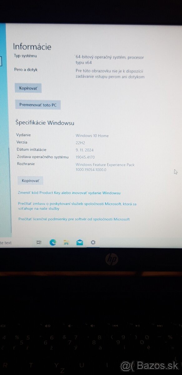 HP INTEL I3 WINDOS10 ORIGINAL plus IPAD 2 - 2