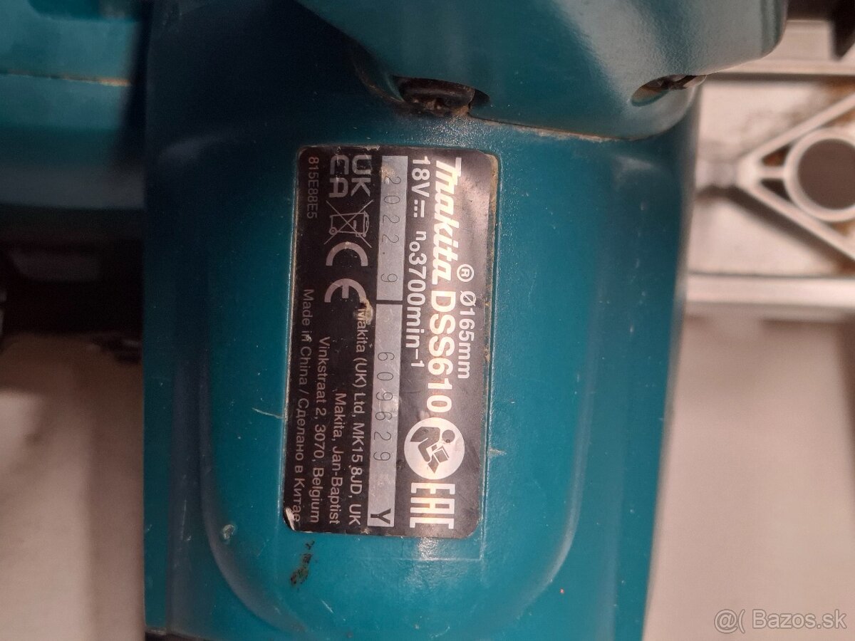 Kotúčová, Okružná píla / mafel makita DSS610 - 2