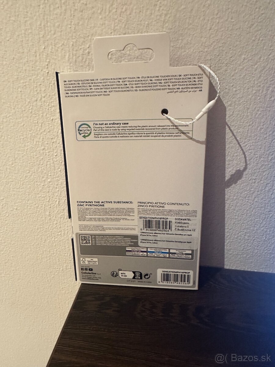 Predam Cellularline Sensation pre Apple iPhone 16 Pro ružovy - 2