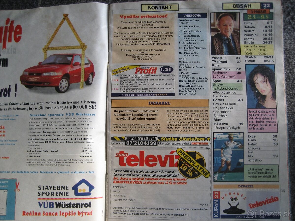 Eurotelevízia 22/1996 - 2