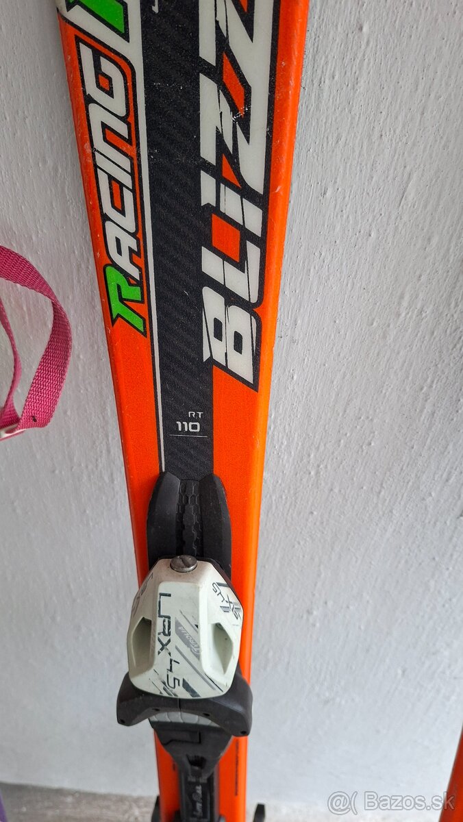 Detské lyže, zn. Blizzard, 110cm + palicky 85cm - 2