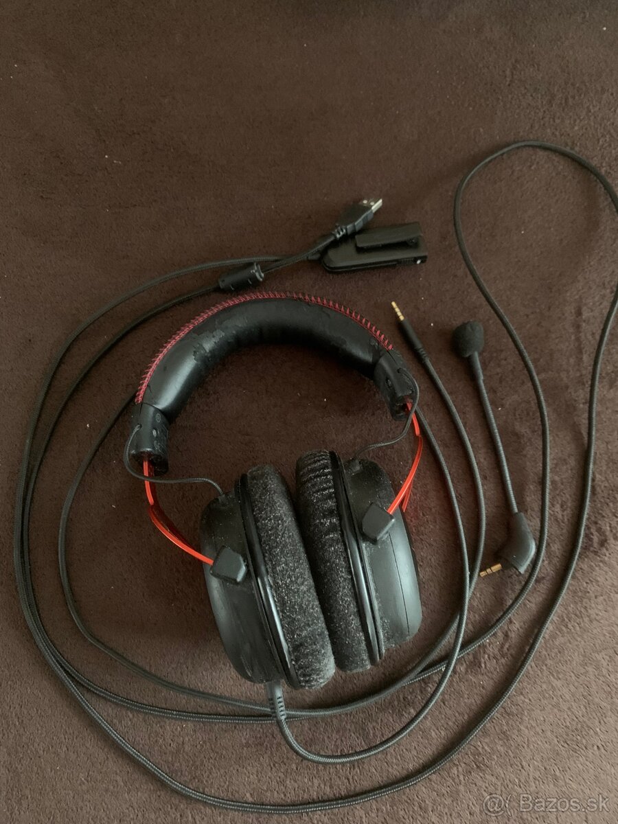 HyperX Cloud II – herné slúchadlá KOMPLET + originál krabica - 2