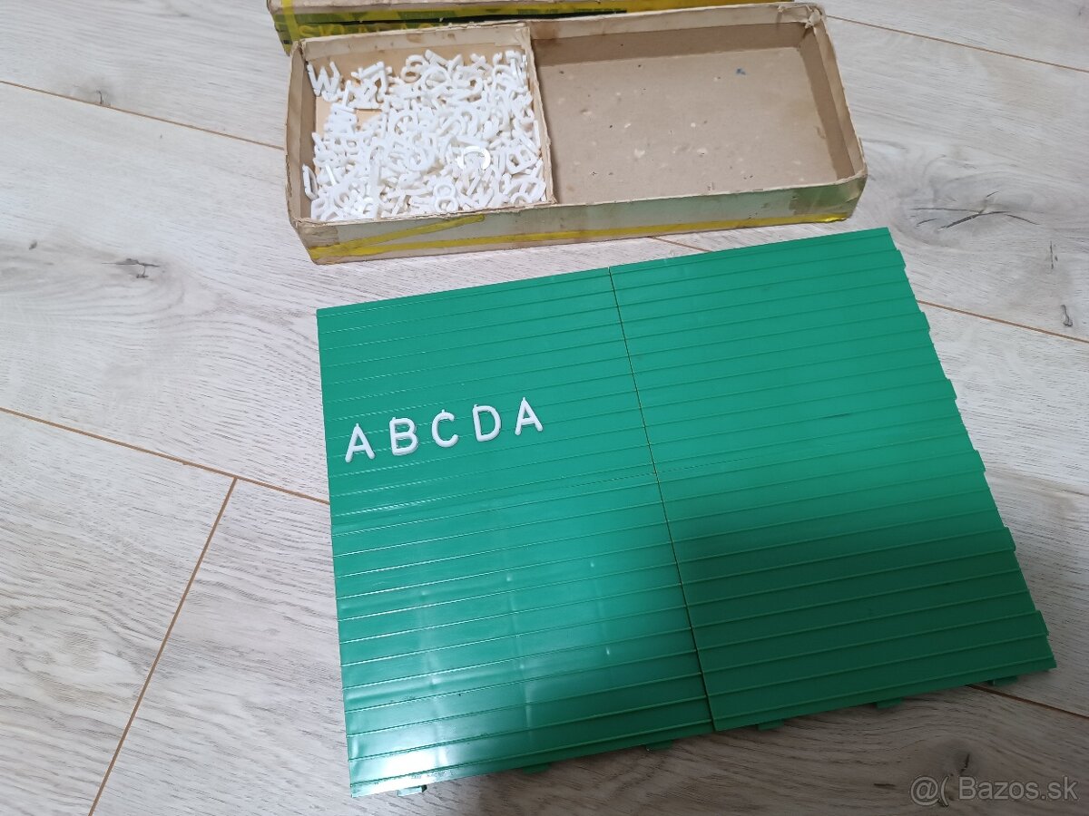 Abeceda retro hra - 2