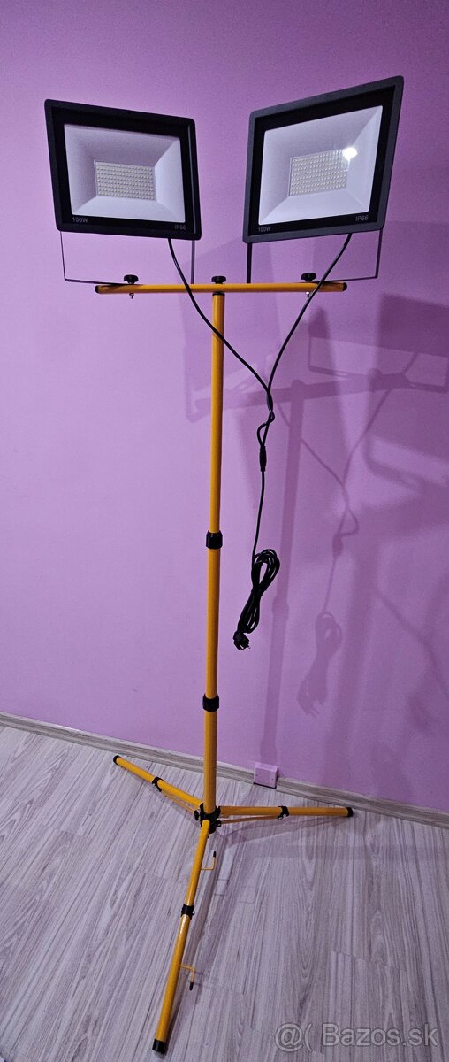 Led reflektory 2-100W + stojan - 2