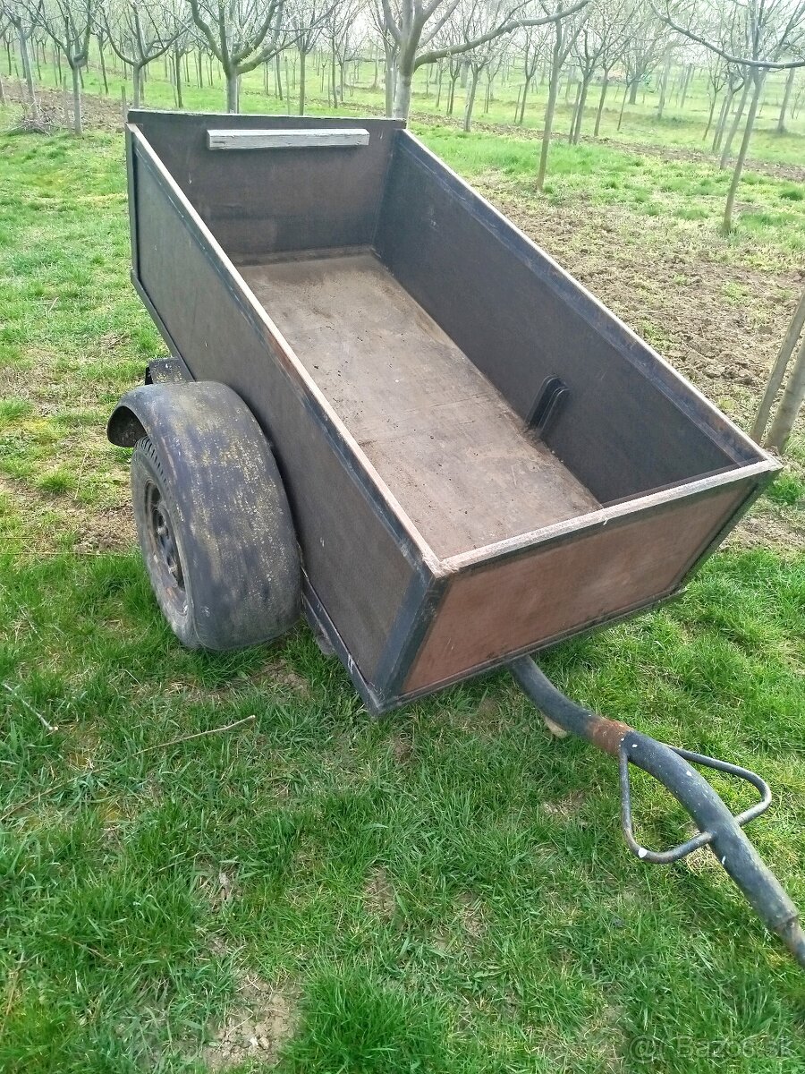 Prívesný vozík za malotraktor - 2