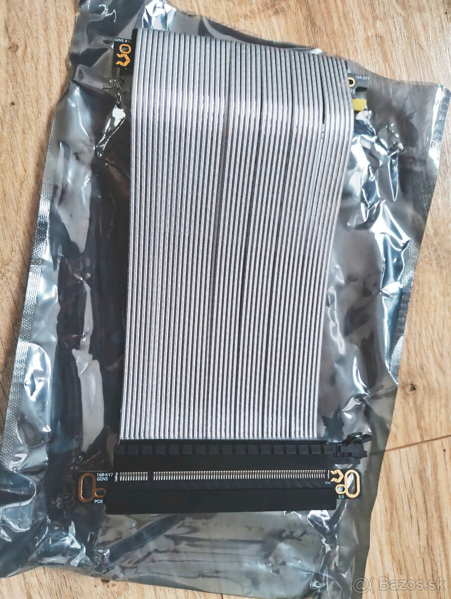 PCIE 5.0 x 16 riser kabel double reverse 20,5cm - 2