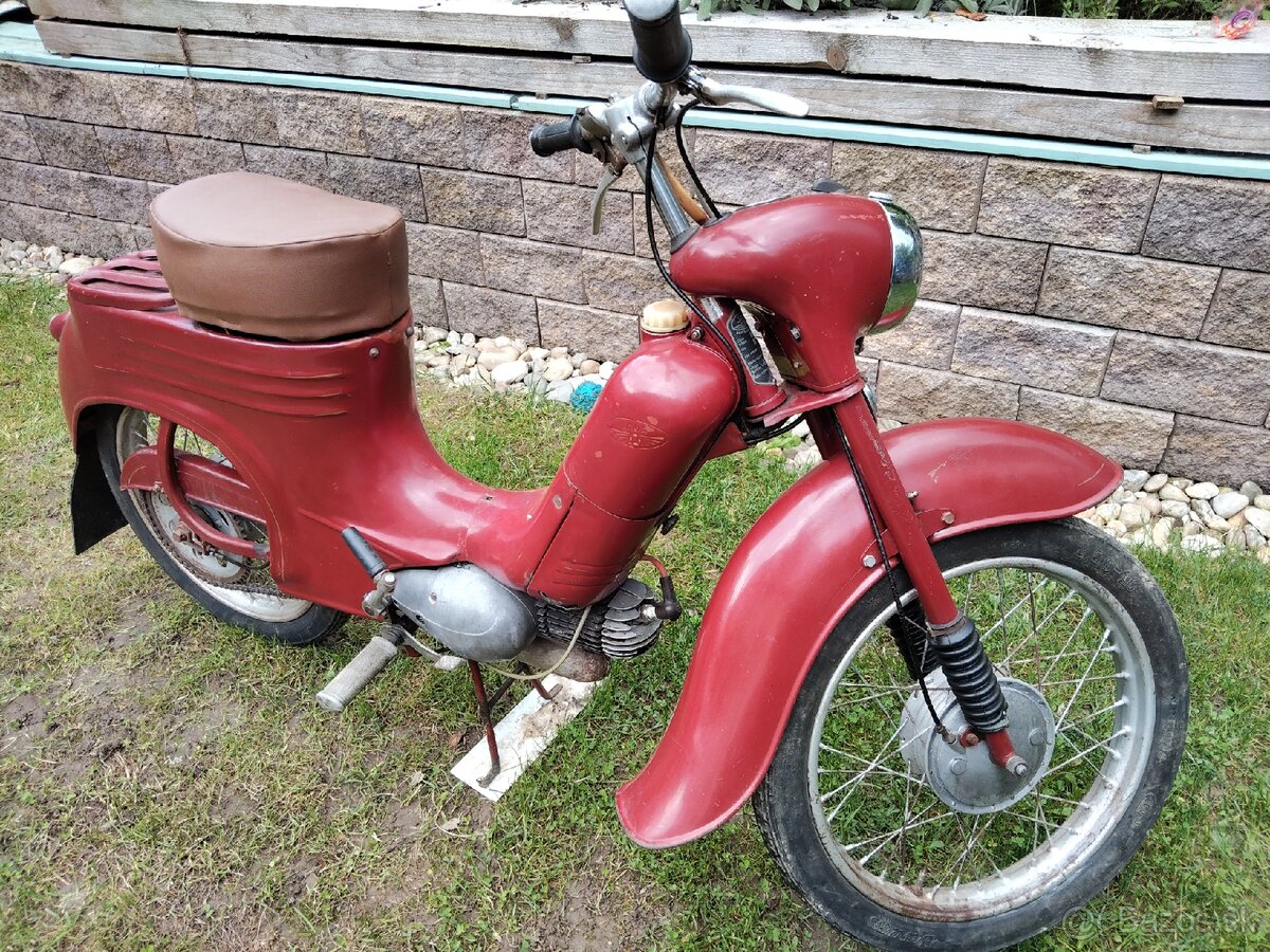 Jawa 50 typ 555 s TP, kat. L1E - 2