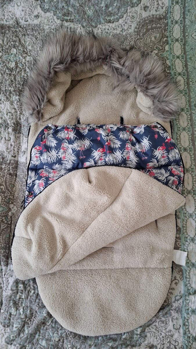 Fusak do kočíka a rukávnik s kožušinkou BABYMATEX - 2