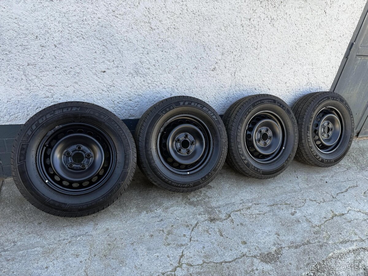 VW Crafter,MAN TGE disky zátaž 1200kg+zimné pneu 235/65 R16C - 2